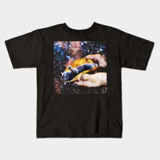 Taco Cat in Space Painting Graphic T-Shirt Kids T-Shirt